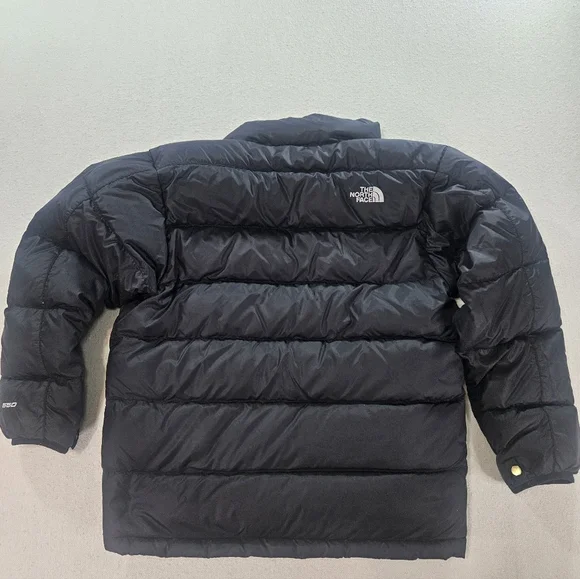 The North Face 550 Down Jacket Boys M 10/12 Black Puffer - Picture 8 of 9